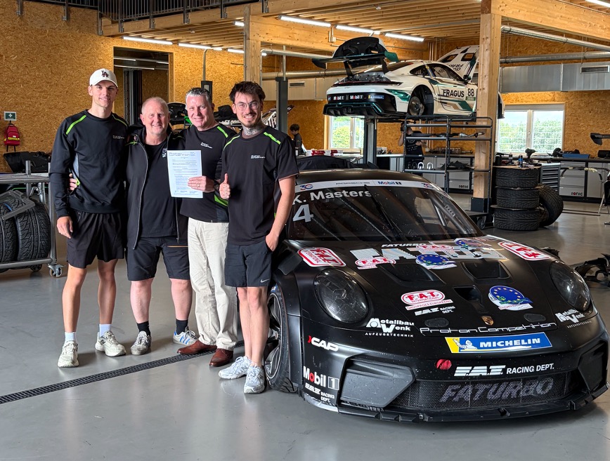 Serban team at Porsche Racing event
